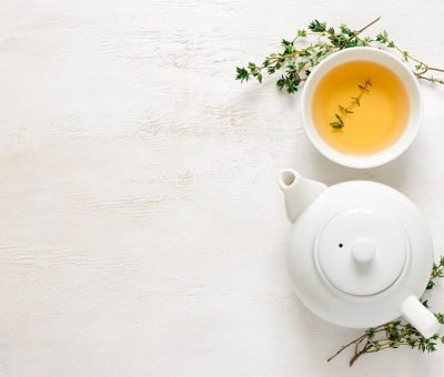 Une boisson au thé vert riche en antioxydants